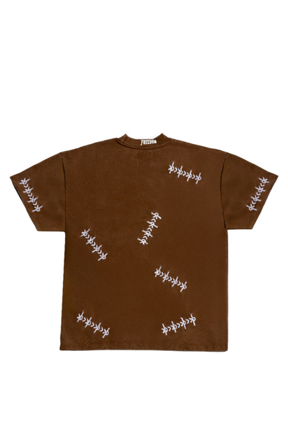 Stitch-Craft T-Shirt - Dust Brown