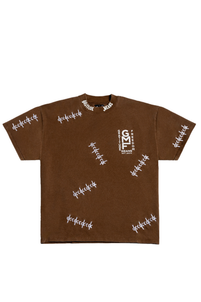 Stitch-Craft T-Shirt - Dust Brown